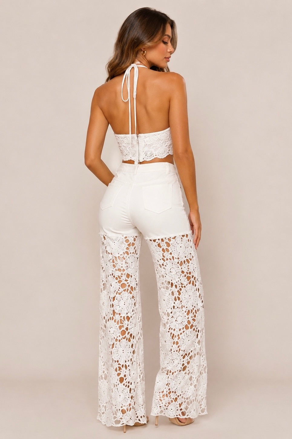 SELAH CROCHET PANT SET