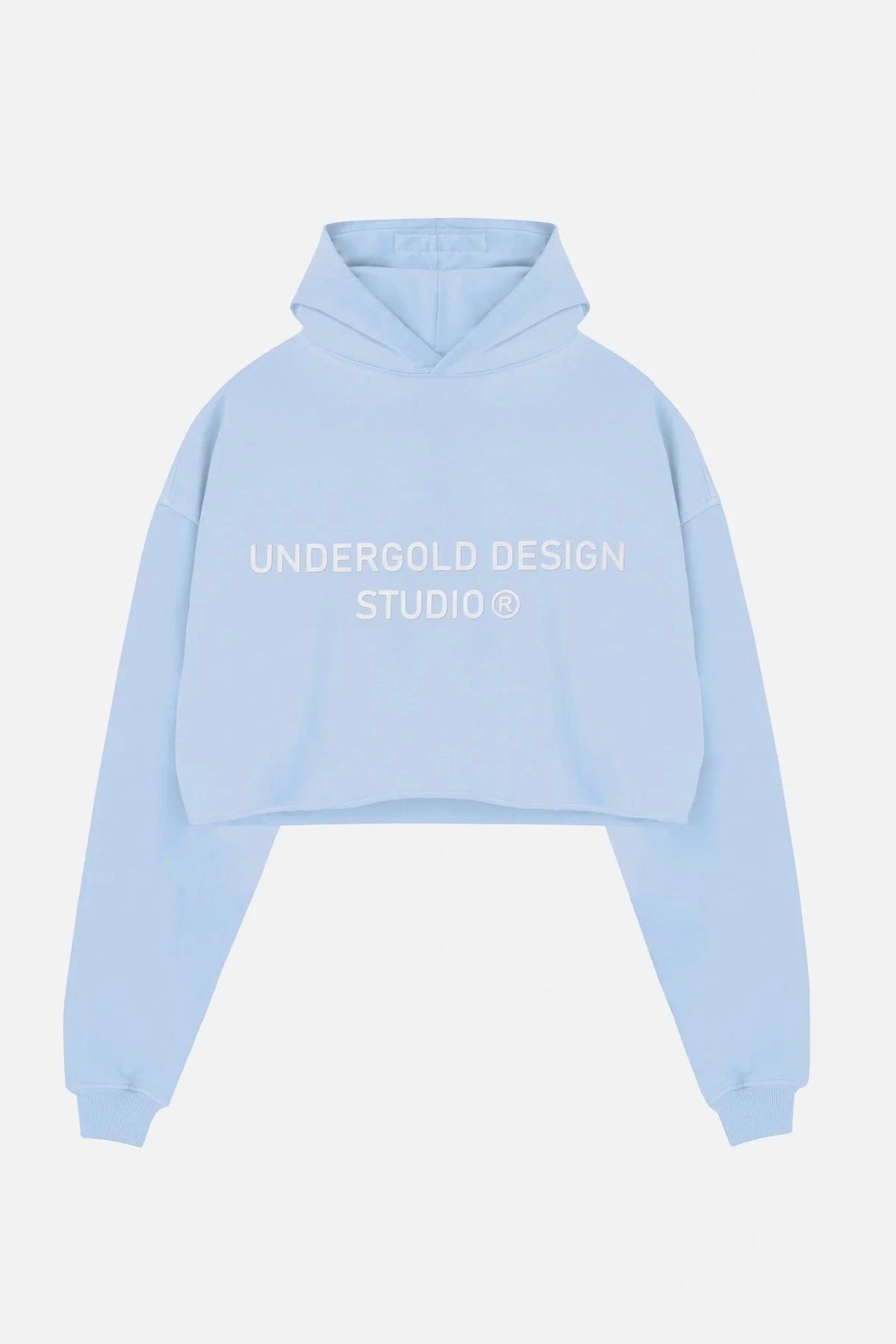 GENESIS CROPPED HODDIE SKY BLUE