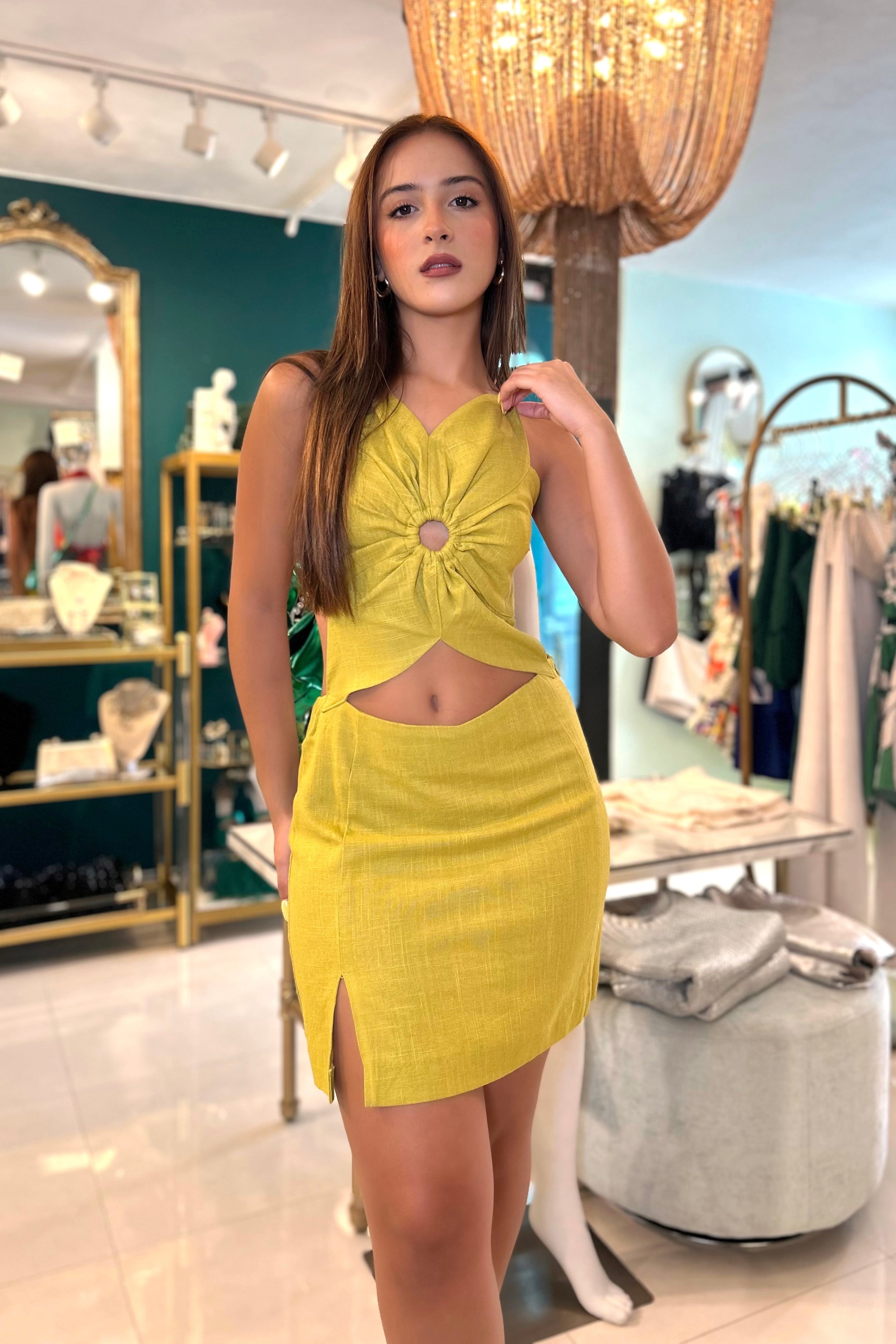 MAYLEA FLORAL MNI DRESS