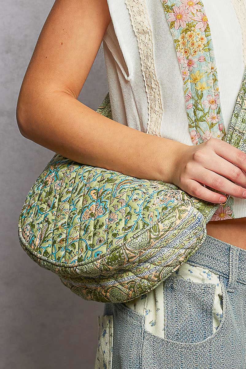 FLORAL CROSSBODY /SHOLDER BAG