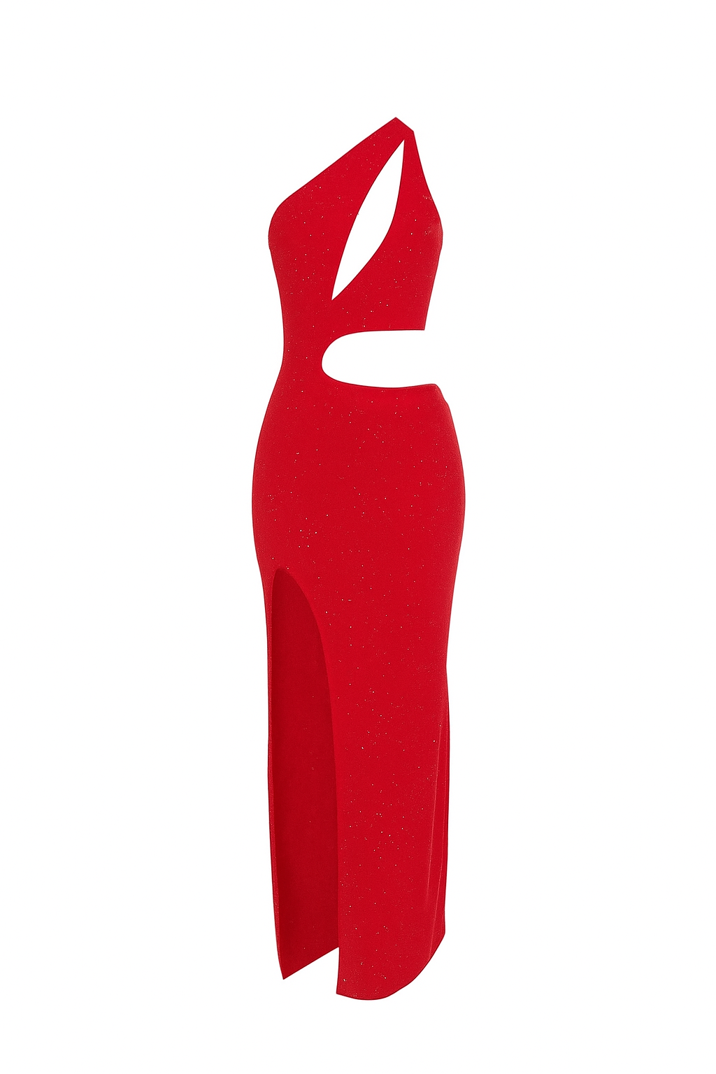 JENNA RED SPARKLE LONG DRESS