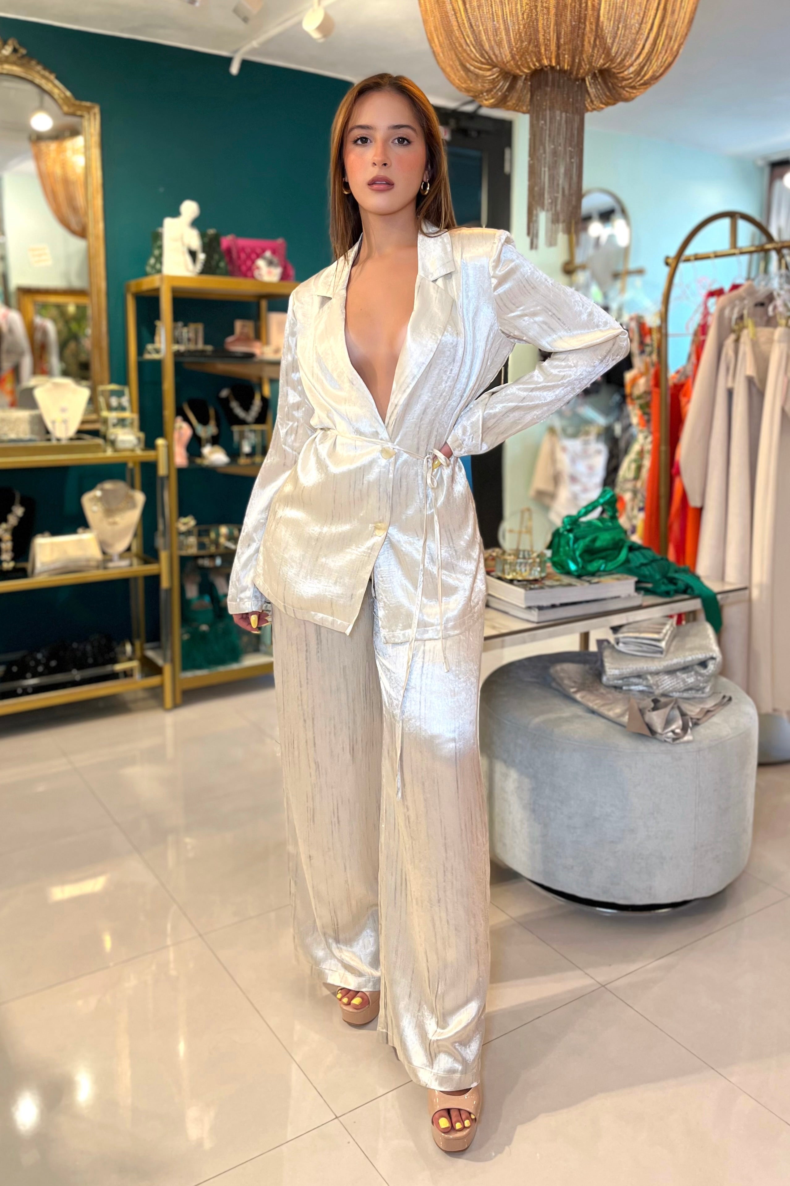 BEYSA BLAZER PANT SET