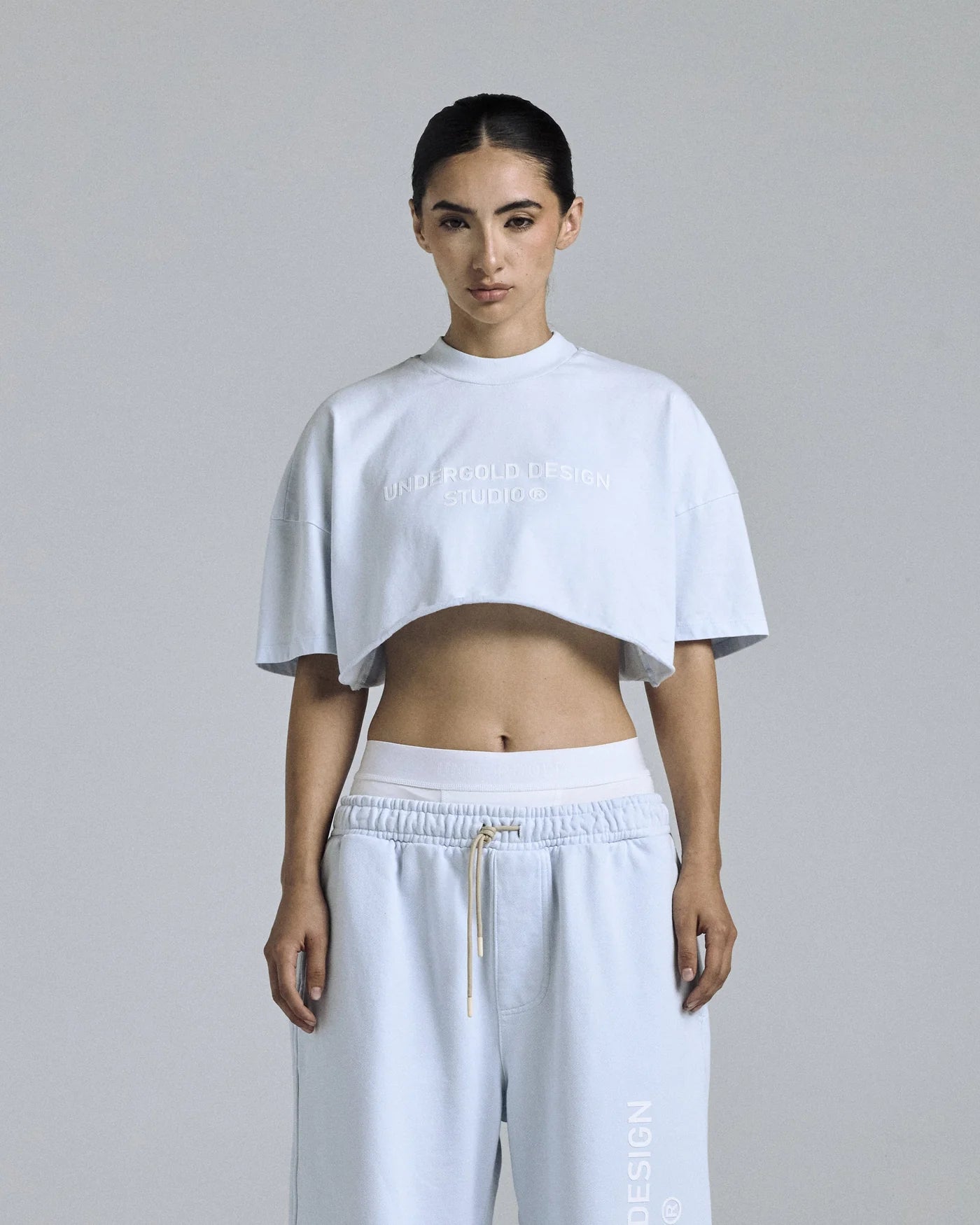 GENESIS PT02 BASIC CROP TOP SKY BLUE