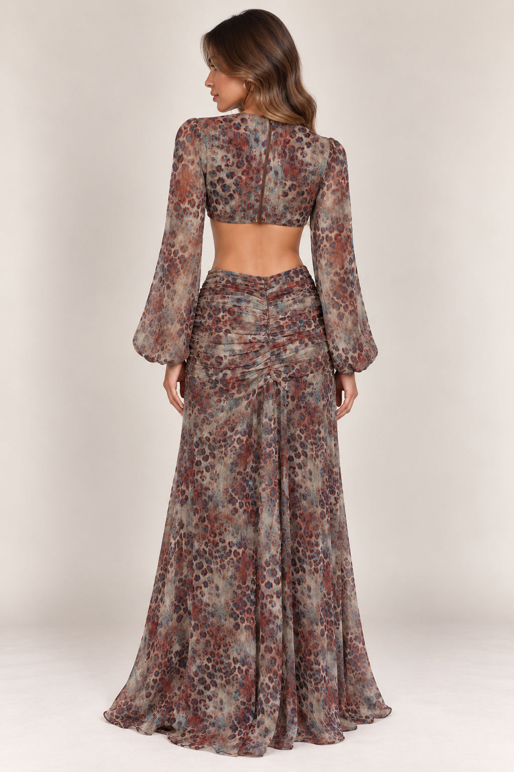 MALI LEOPARD MAXI DRESS
