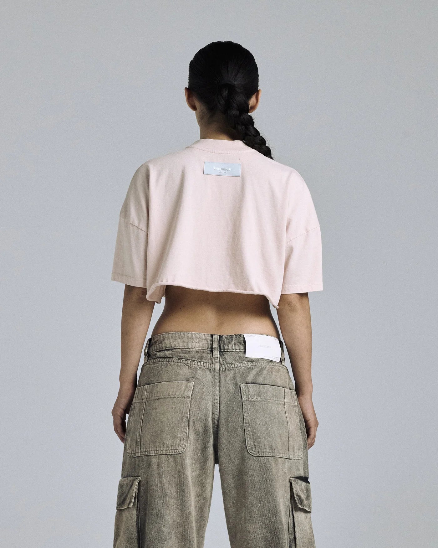 GENESIS PT02 TREE OF LIFE CROP TOP PASTEL PINK