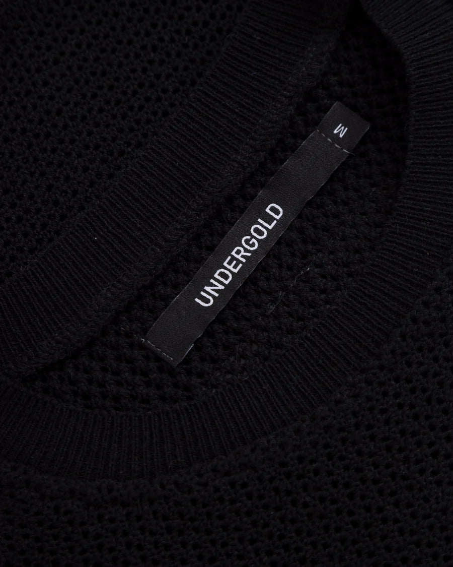 BASIC KNIT BABY TEE BLACK