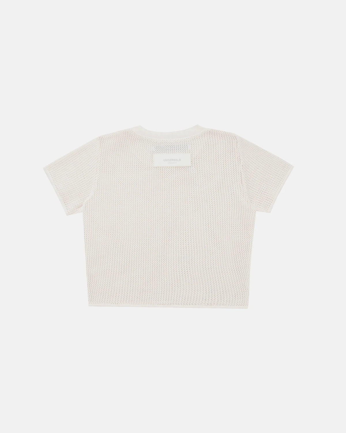BASIC KNIT BABY TEE CREAM