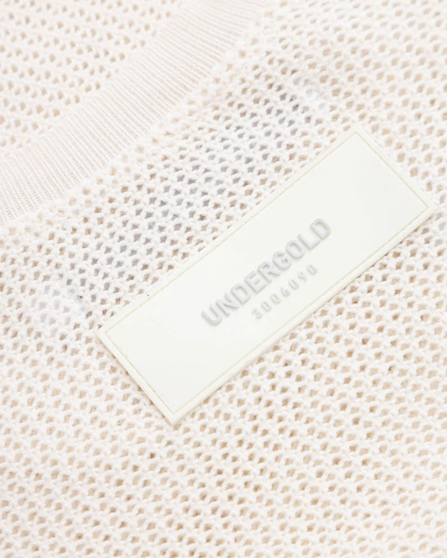 BASIC KNIT BABY TEE CREAM