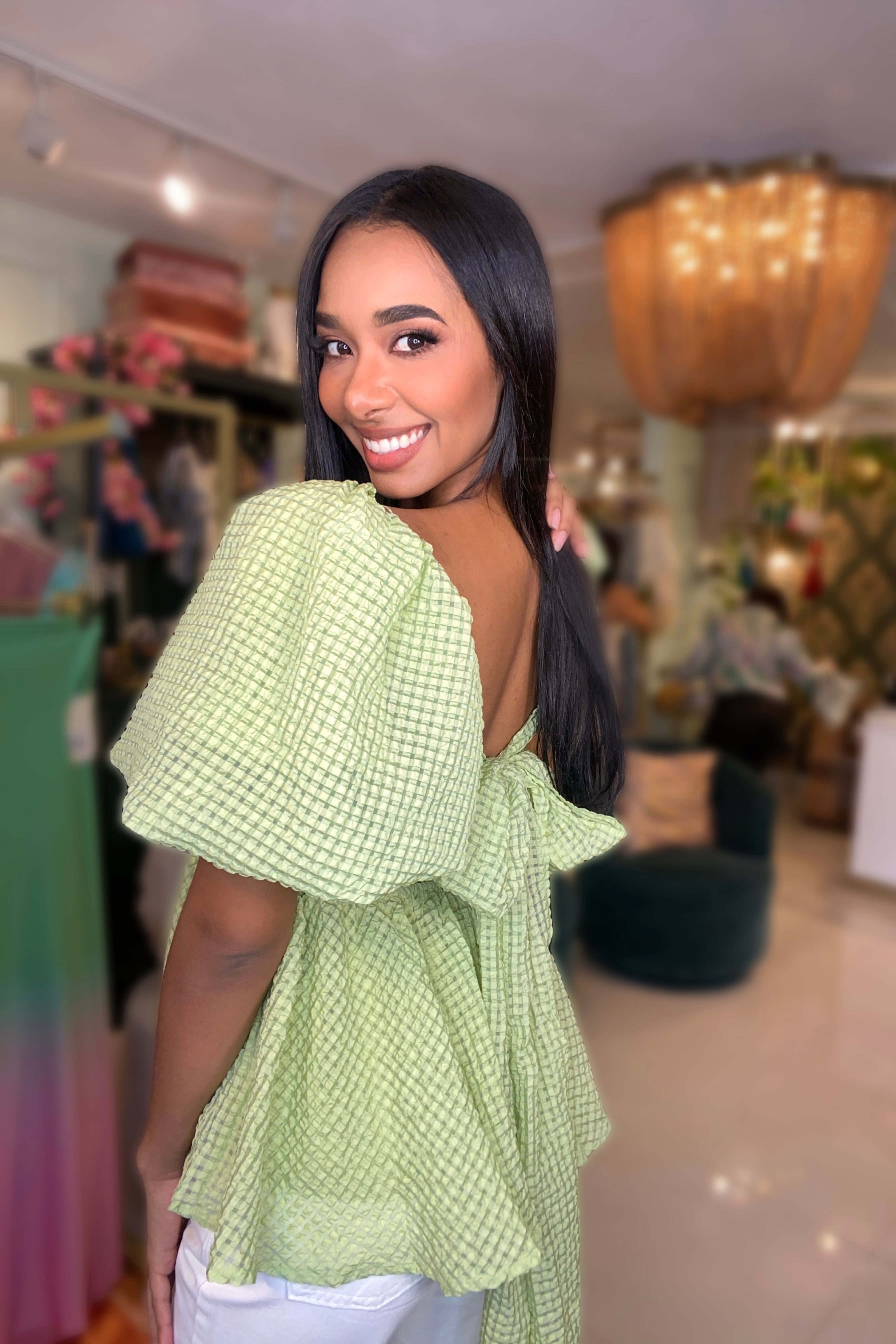 BABYDOLL APPLE GREEN