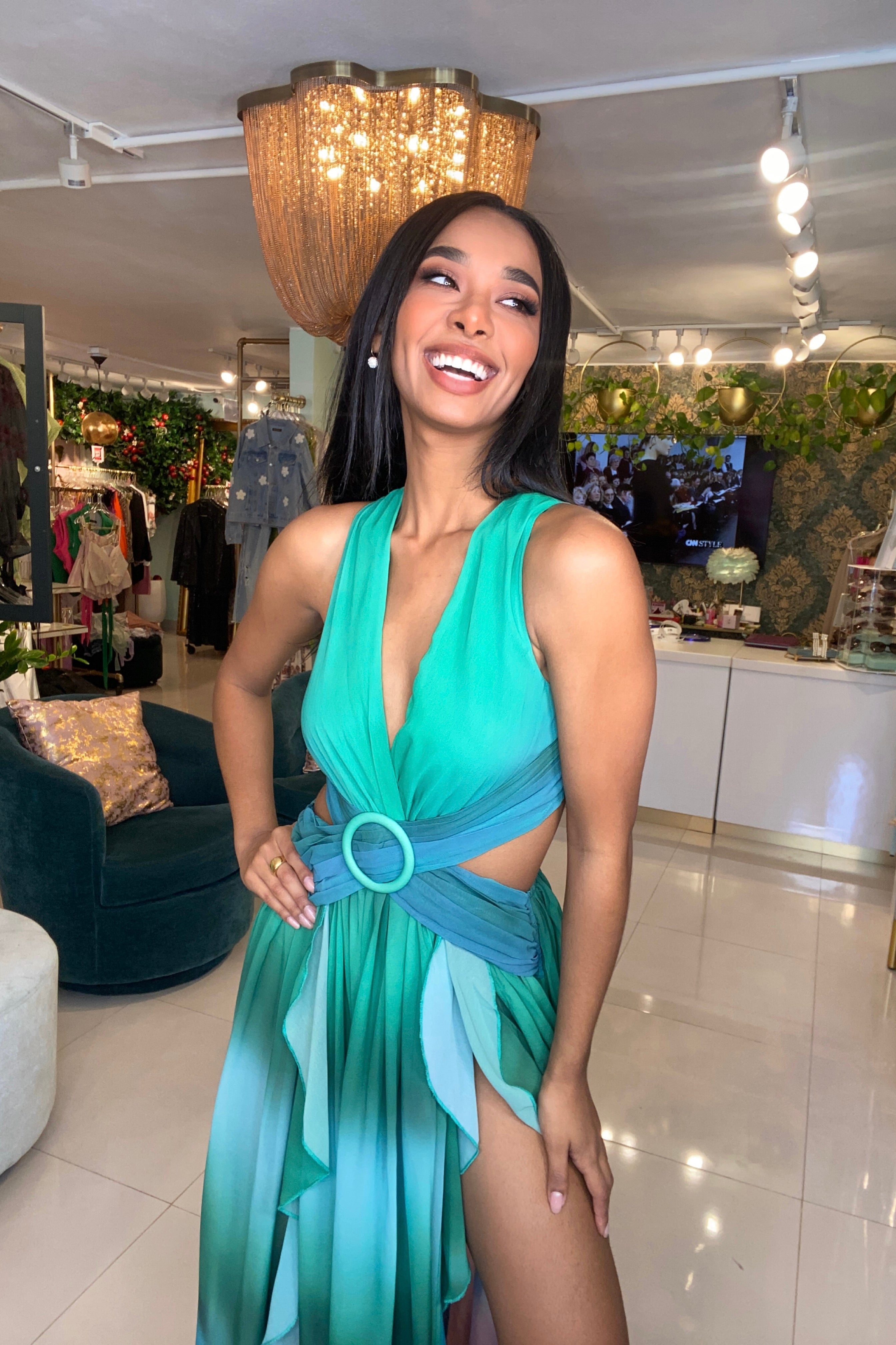 ROSARIO OMBRE DRESS
