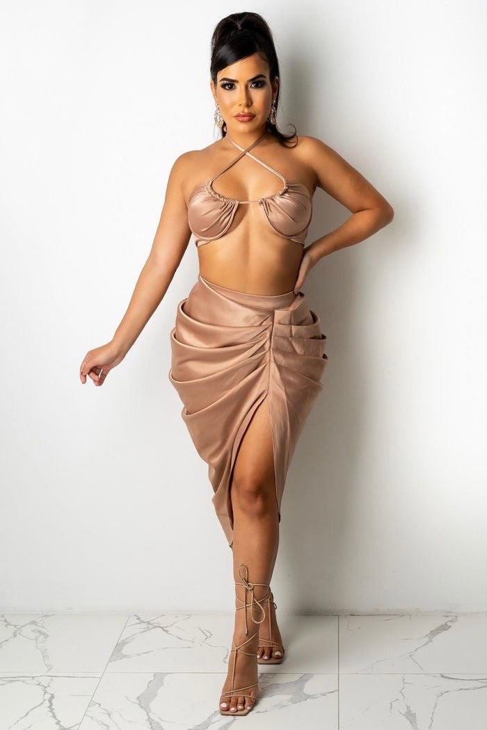 2 PCS SET -DARK GOLD