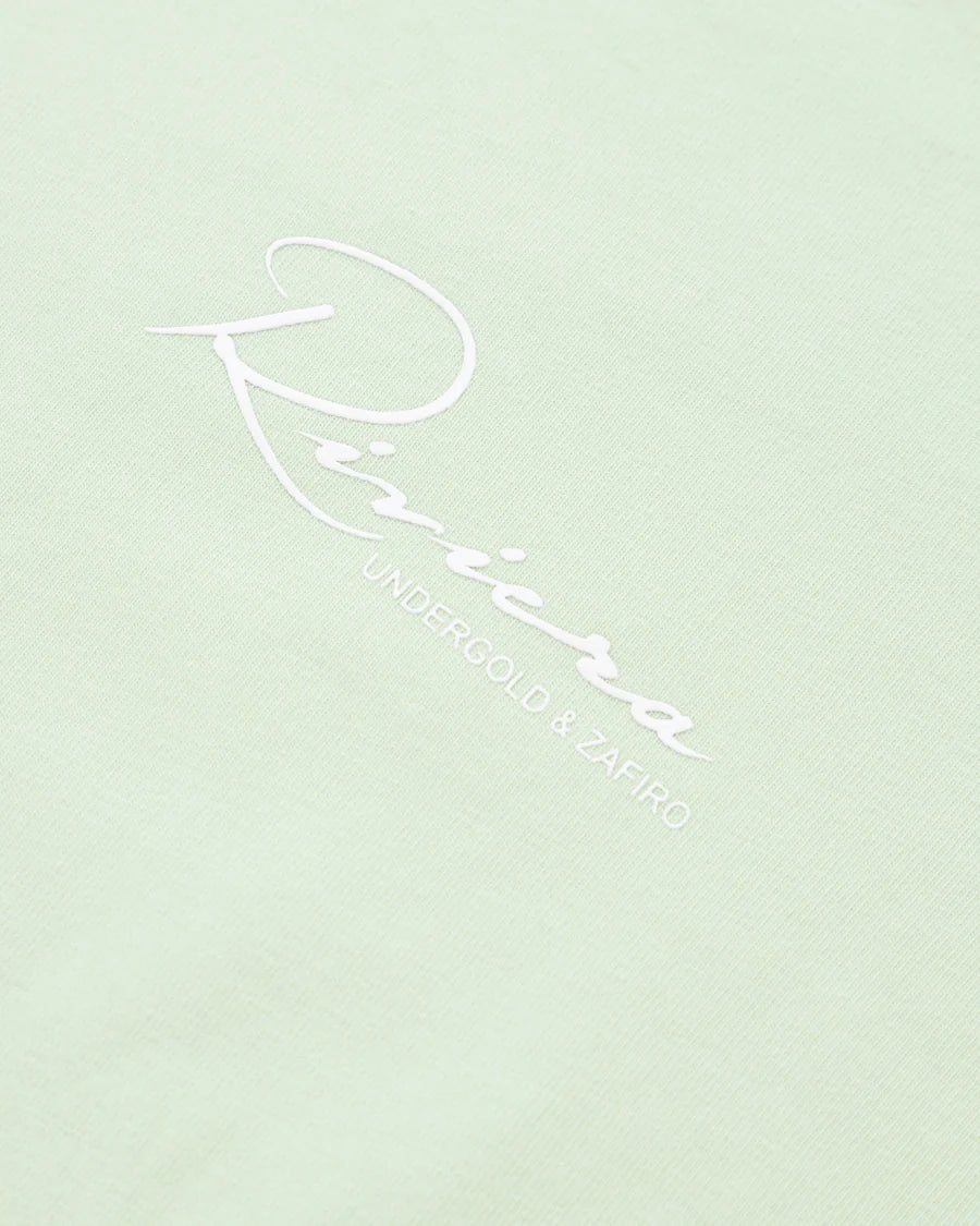 W RIVIERA BASIC LONG BABY TEE GREEN