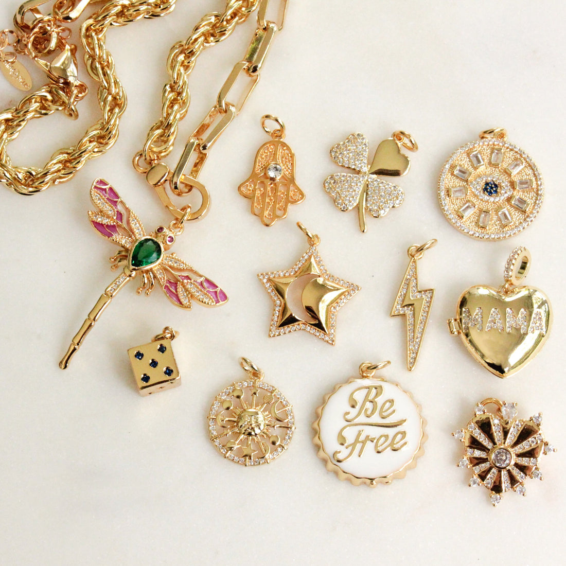 CHARM LOVER CHUNKY CHAIN