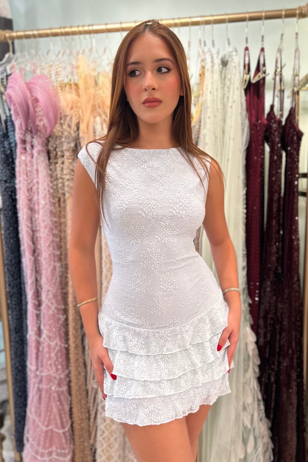 BLUE WHISPER DRESS