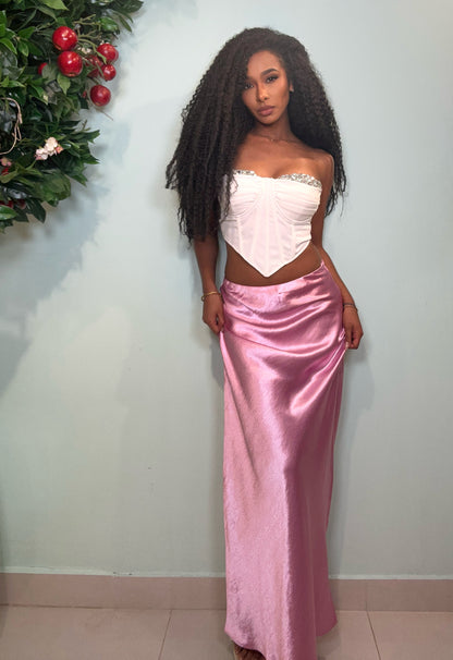GIULIA SILK LONG SKIRT