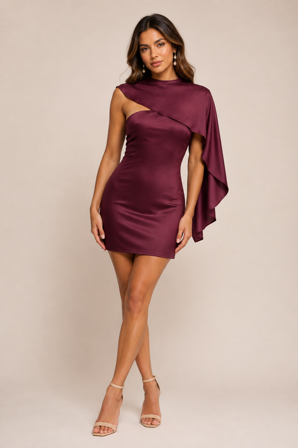 DIXIE CAPE MINI DRESS