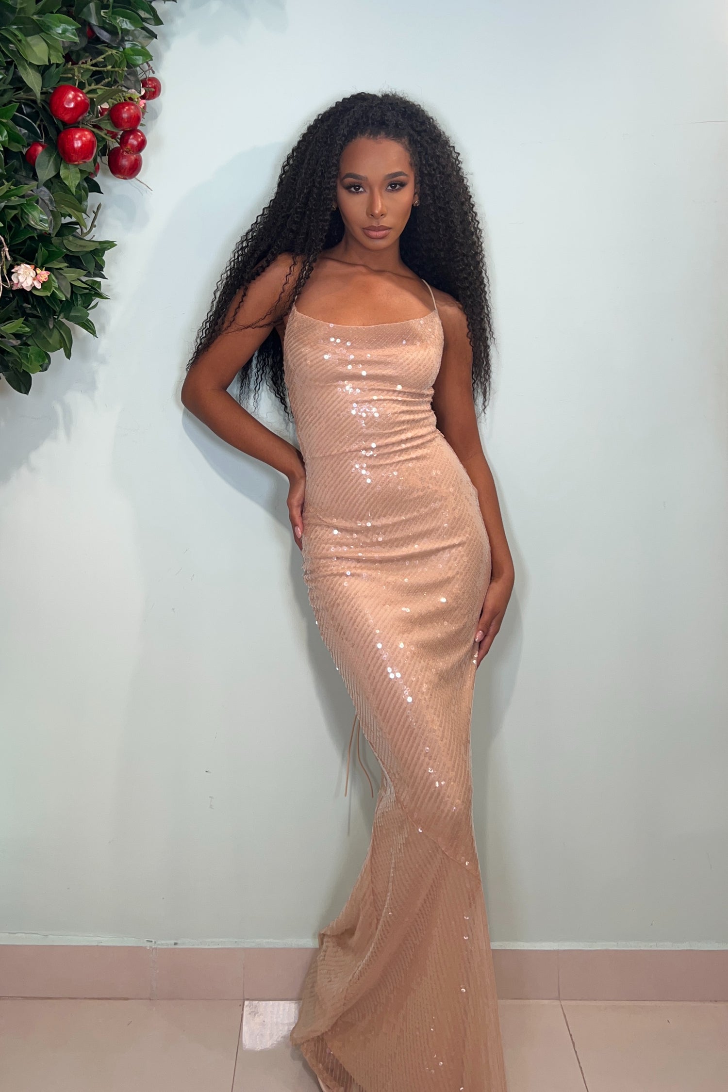 LORETA SHINY NUDE