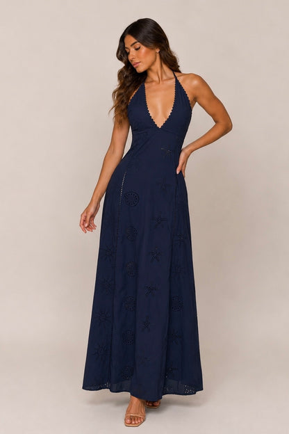 XANDY NAVY MAXY DRESS