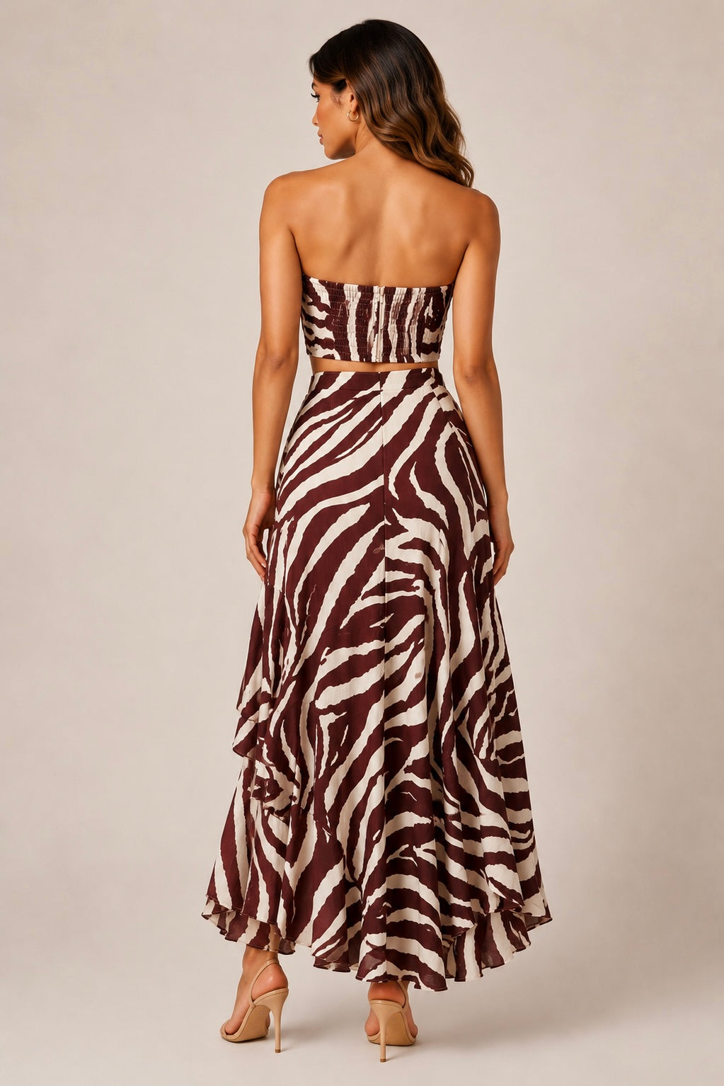 RAINA CHOCOLATE ZEBRA SET