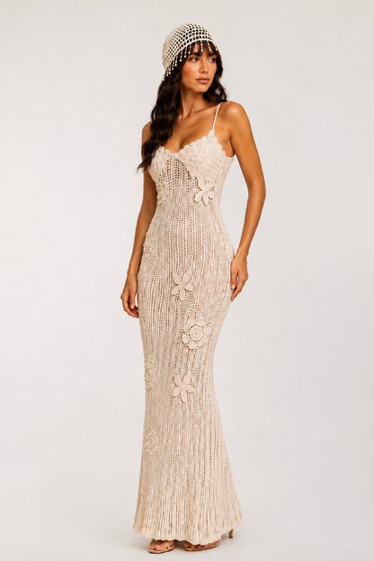 EVORA CROCHET DRESS W/SKULL HAT
