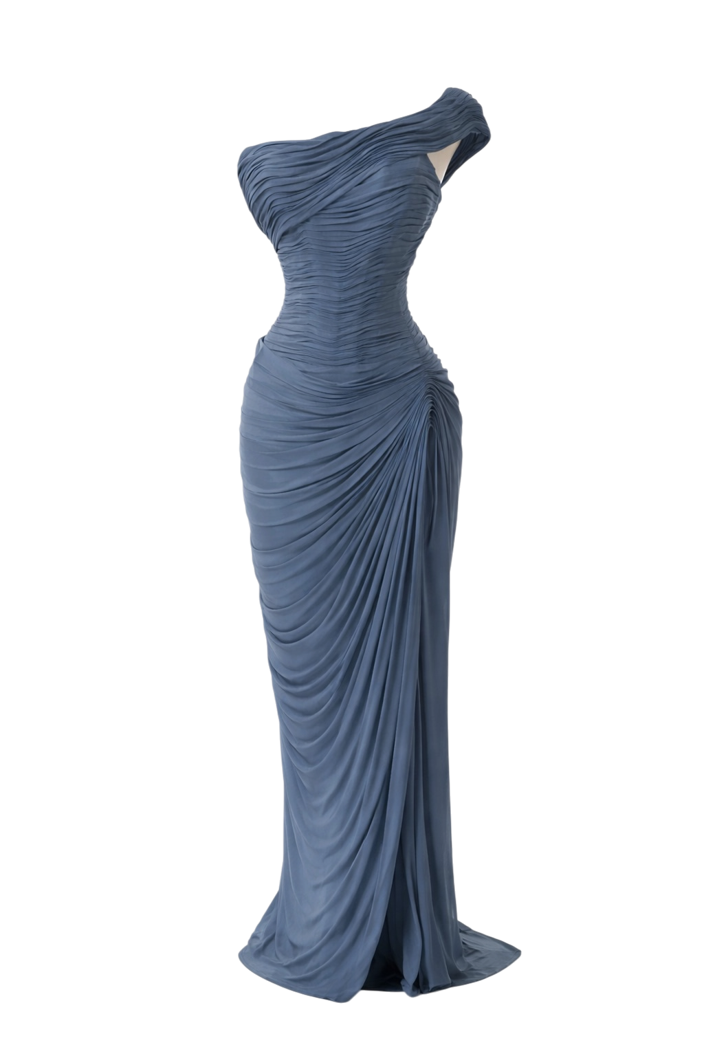 THE SIGNATURE DRESS SMOKY BLUE