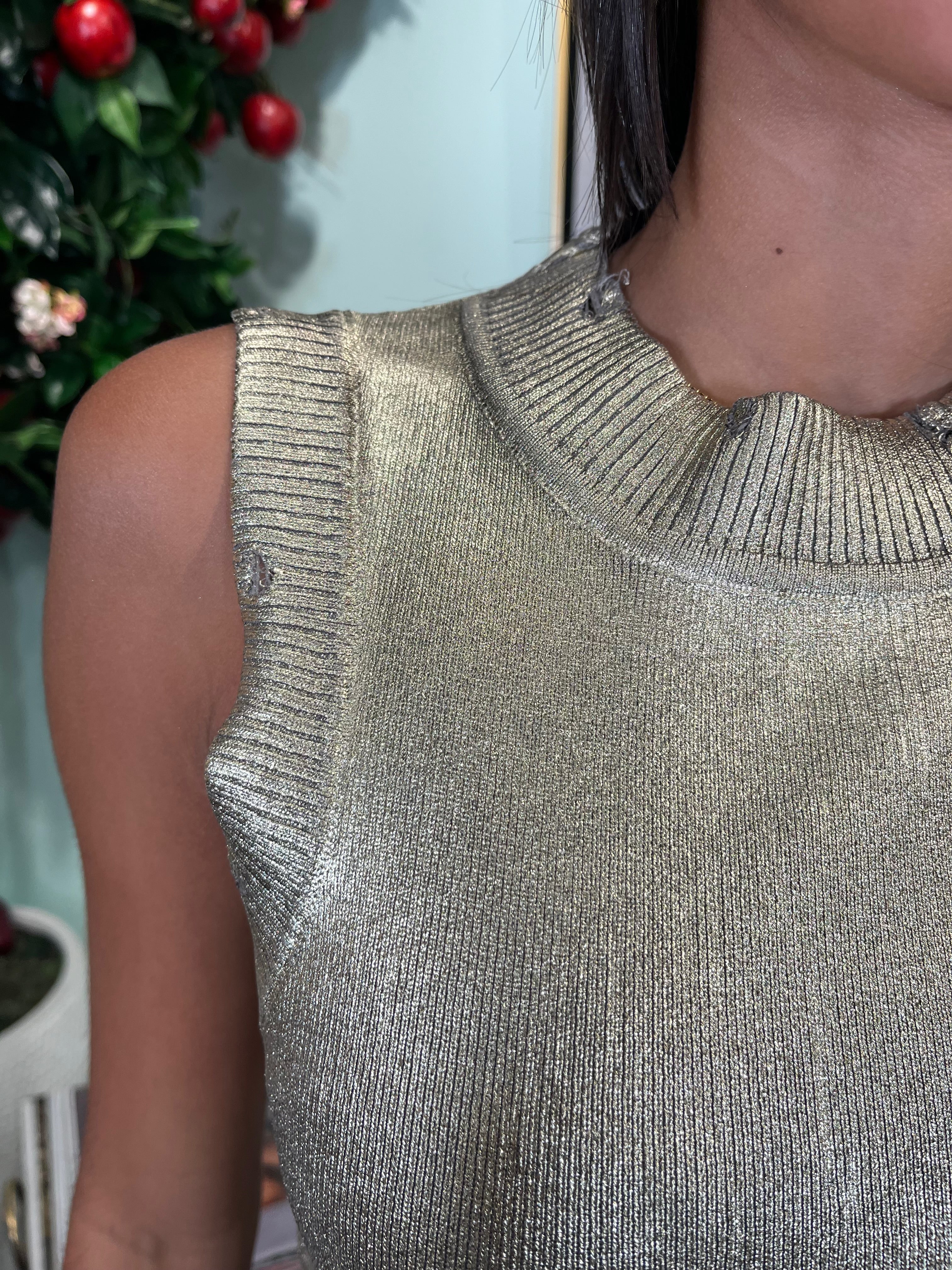 NINA METALLIC TANK TOP
