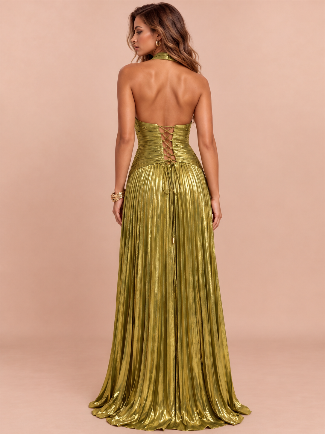 LISLIE METALLIC GOWN