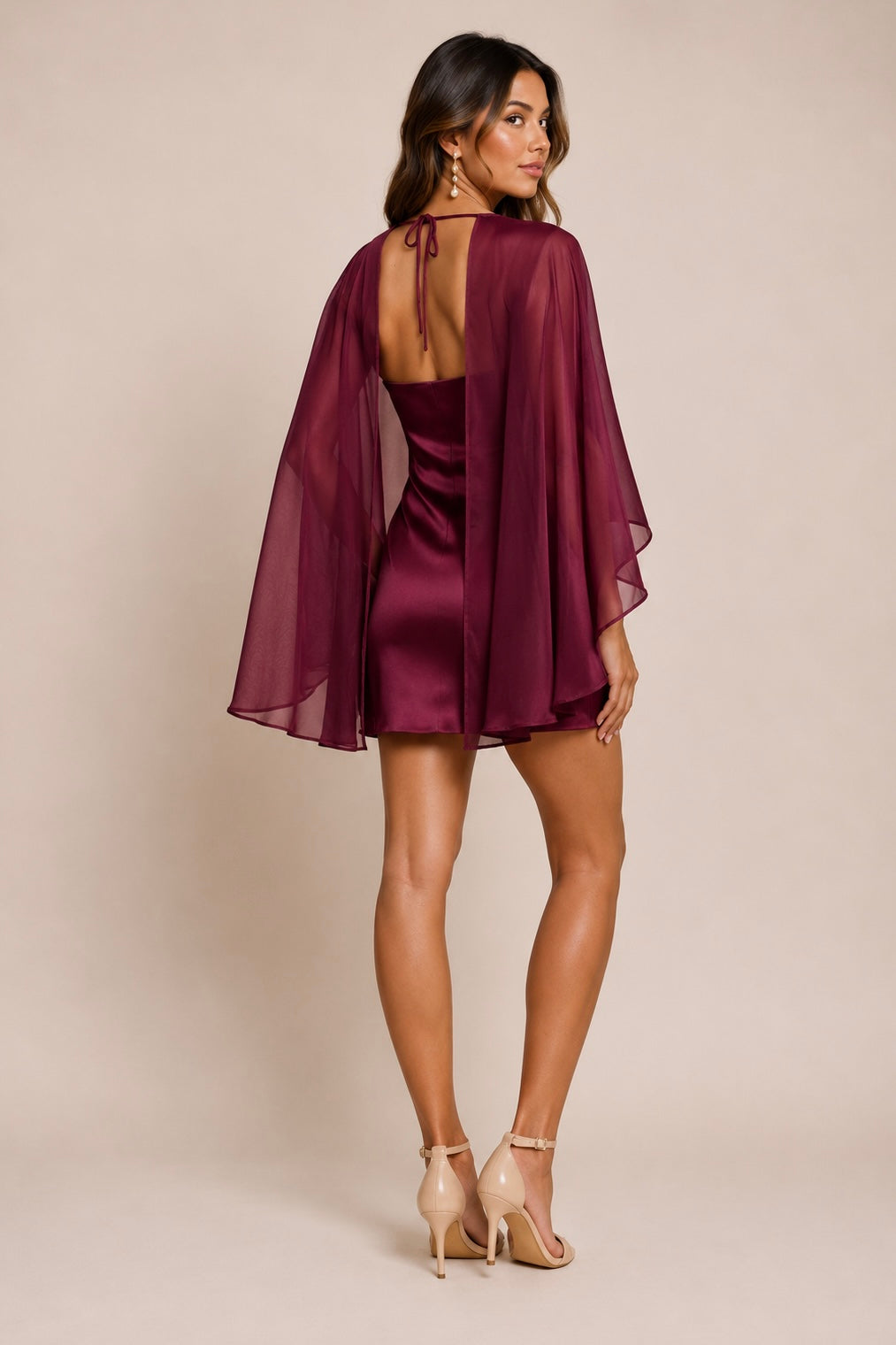 DIXIE CAPE MINI DRESS