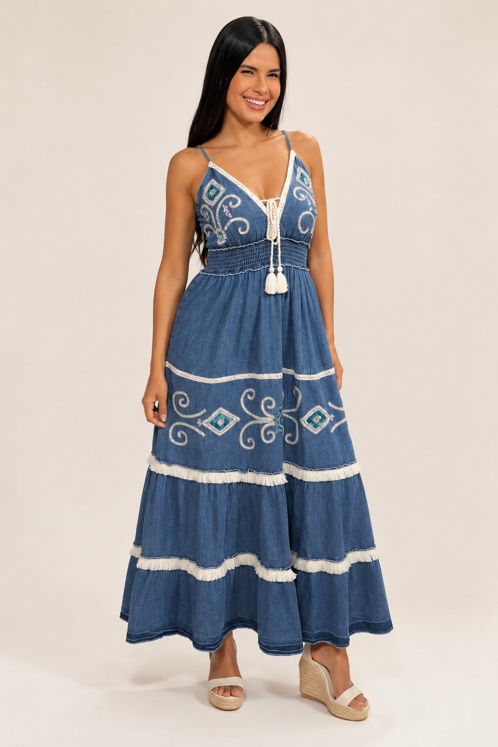 SILVA DEEP DENIM DRESS