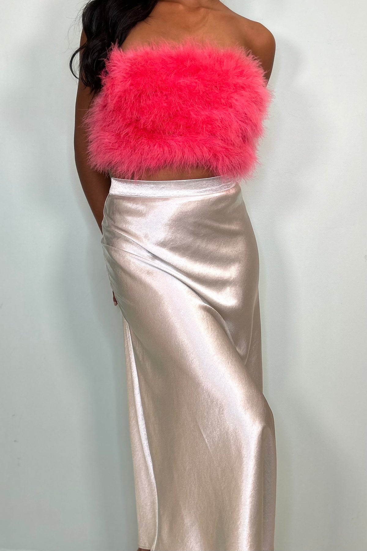 REBECA SILK SKIRT