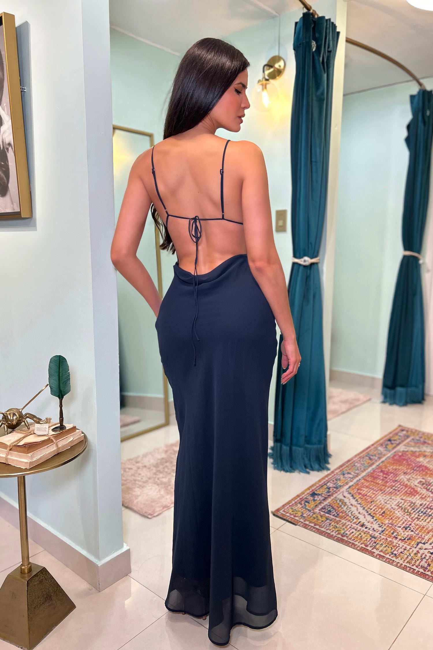 IXORA MIDNIGHT MAXI DRESS