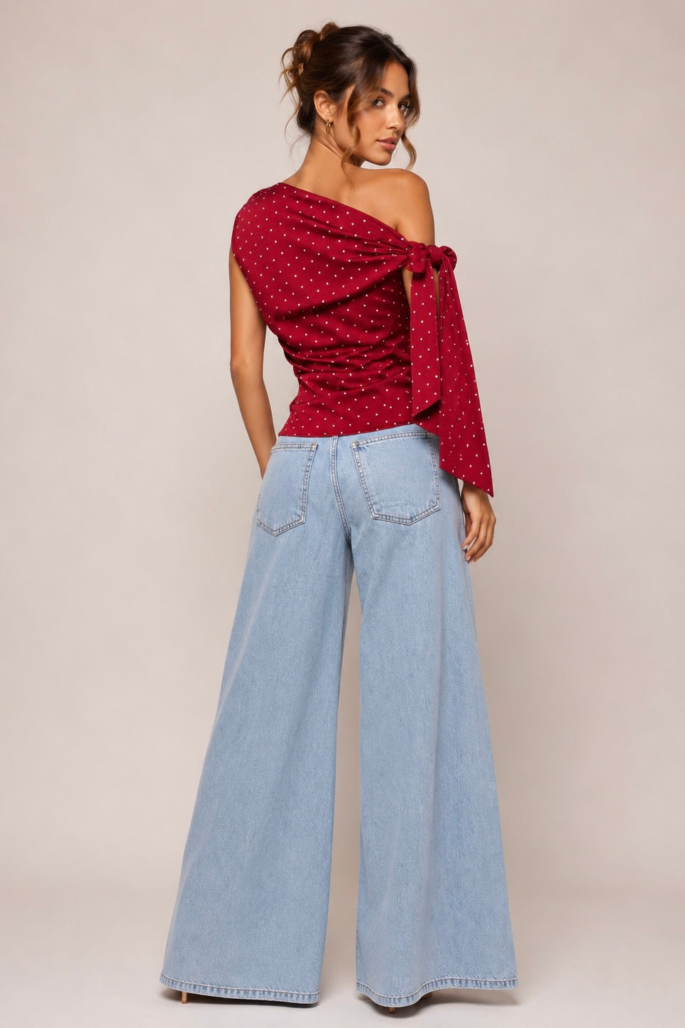 FRANKI HIGH WAISTED BUTTONED JEANS