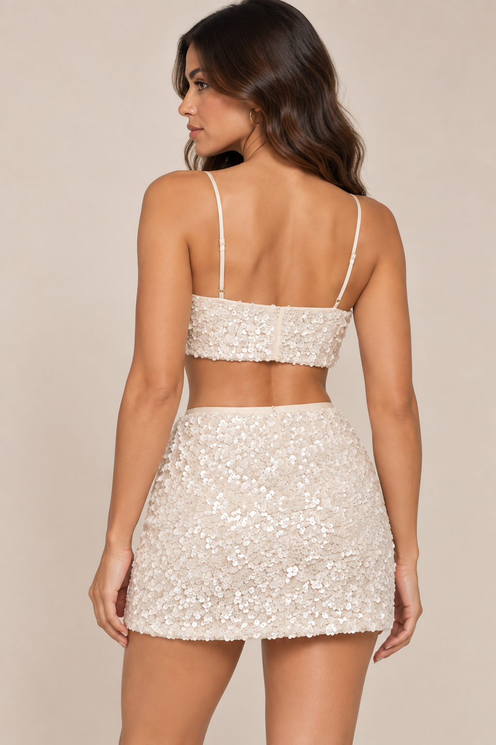 ZAVELLE SEQUIN SKIRT SET