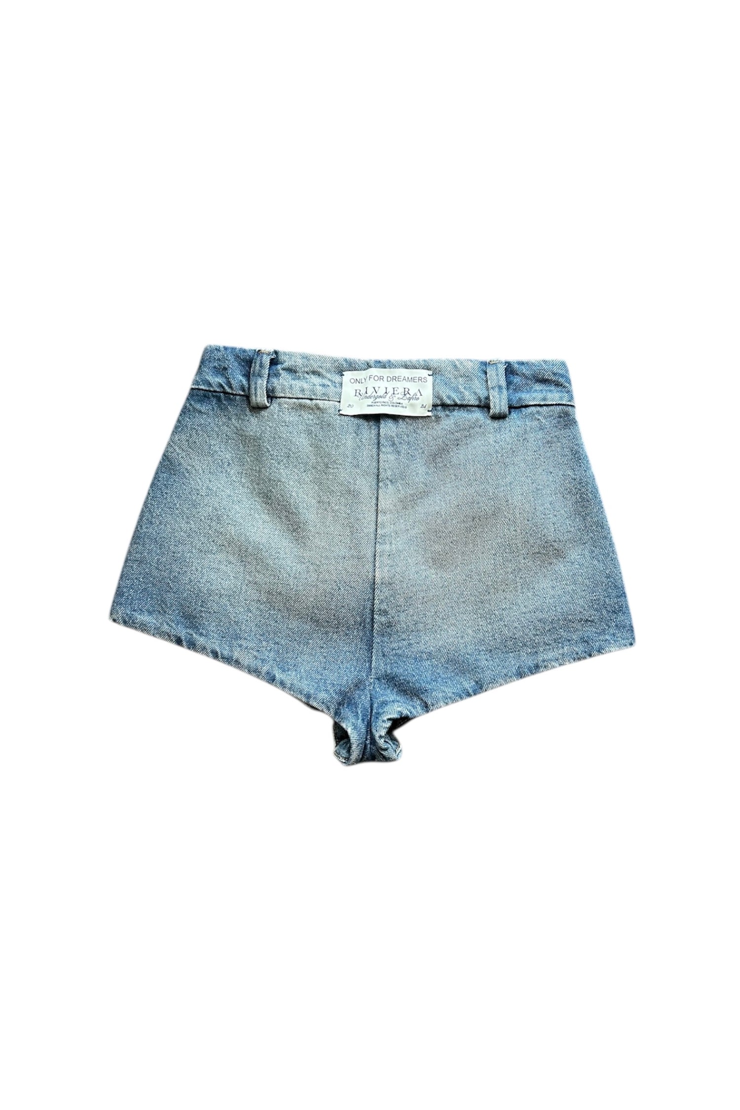 RIVIERA DENIM MICRO SHORT