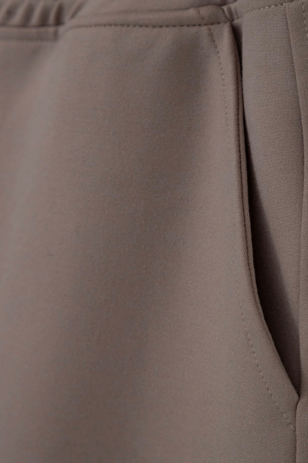 W BASIC WIDE STRAIGHTPANTS SAND