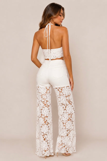 SELAH CROCHET PANT SET