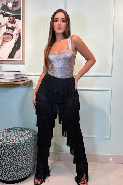 KEY FOIL BODYSUIT