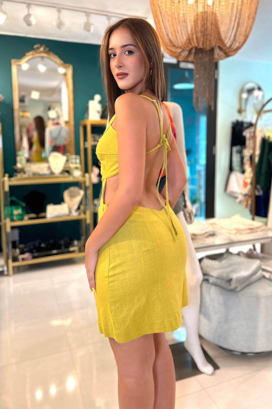 MAYLEA FLORAL MNI DRESS