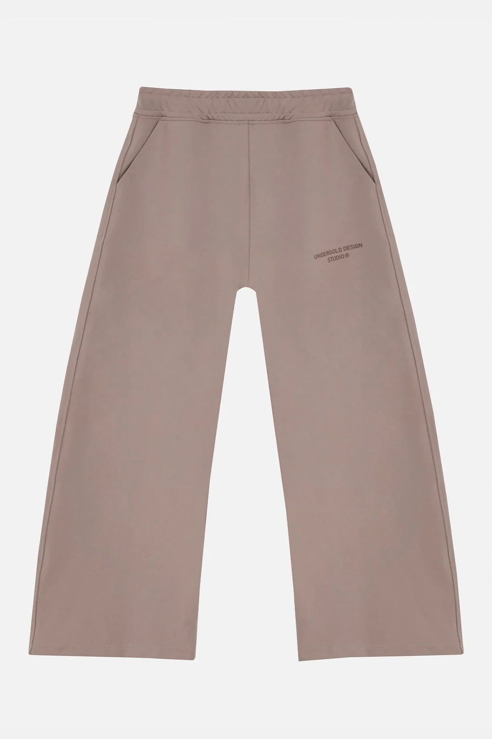 W BASIC WIDE STRAIGHTPANTS SAND