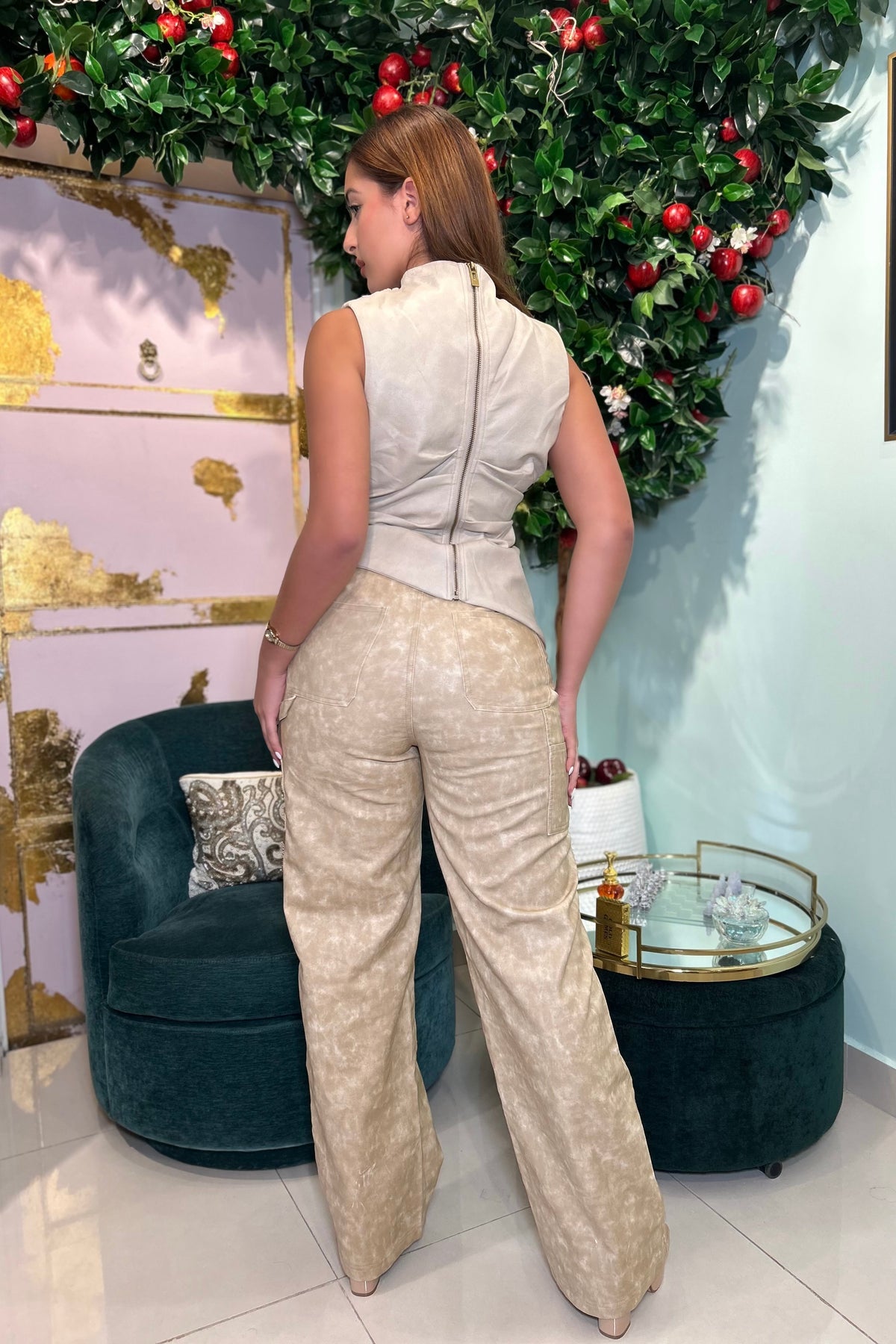 NIMARA LEATHER PANT