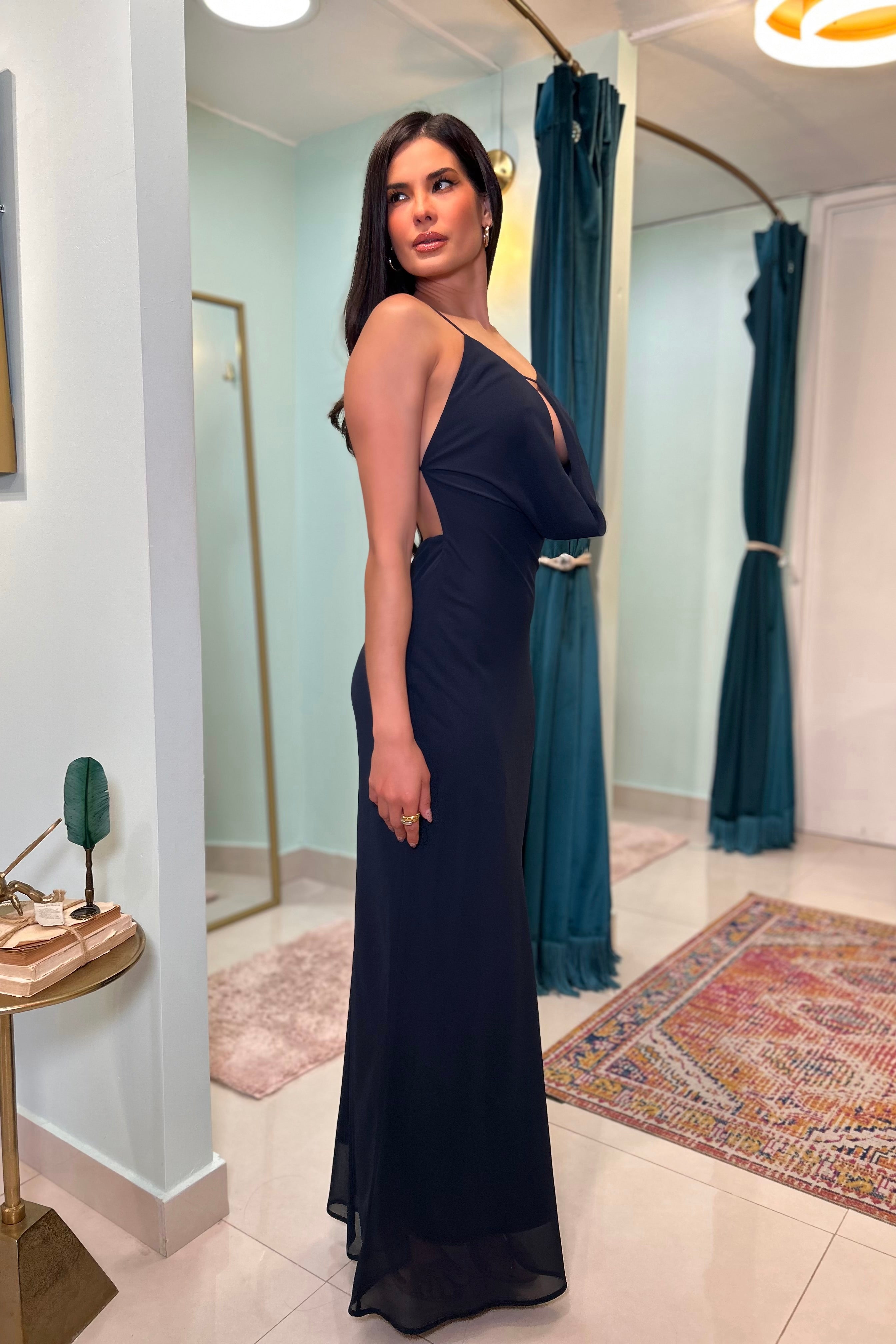 IXORA MIDNIGHT MAXI DRESS