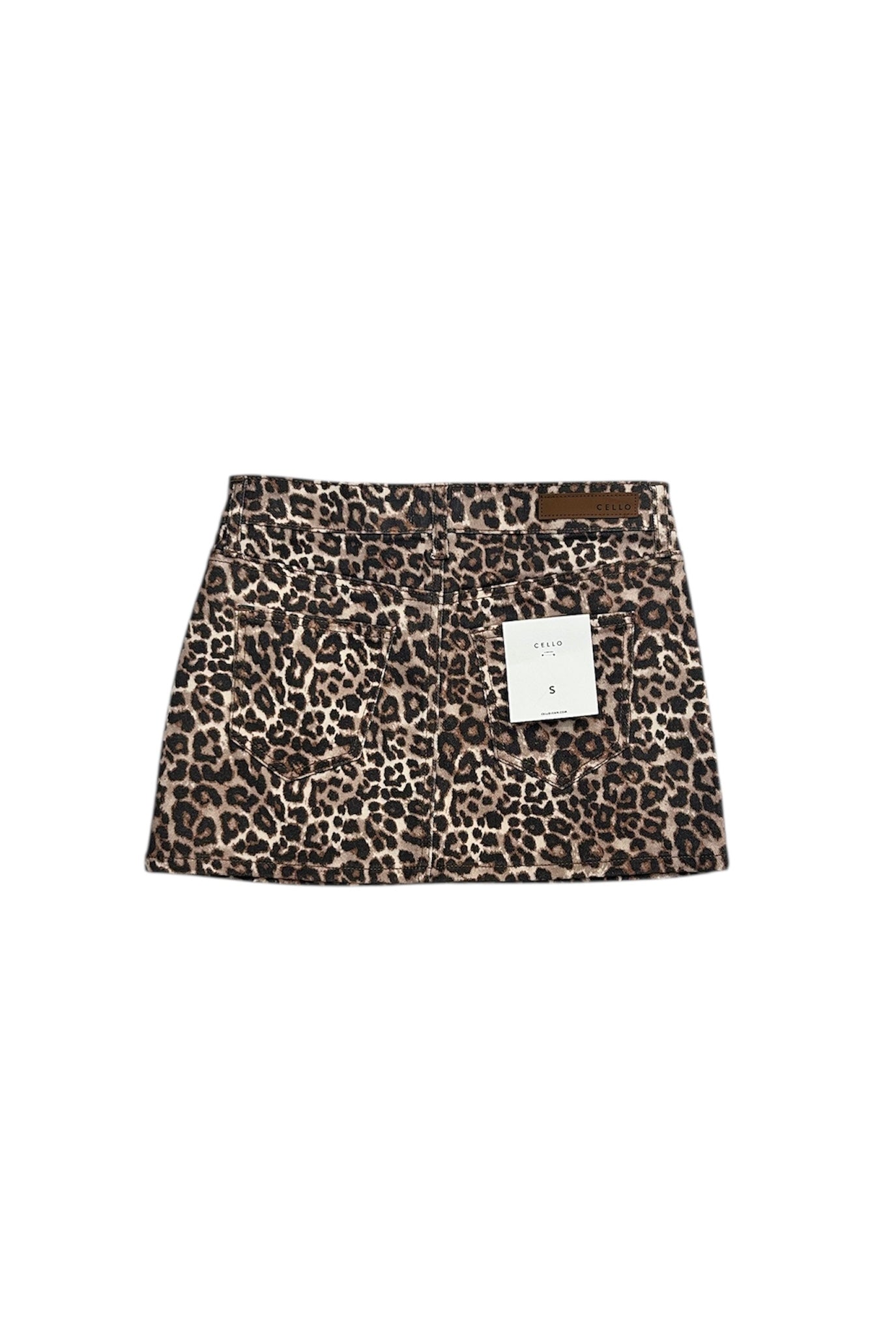 TIARA LEOPARD MINI SKIRT
