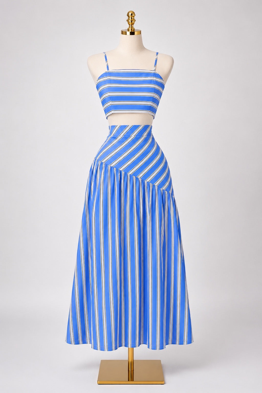ELLISON STRIPE SKIRT SET