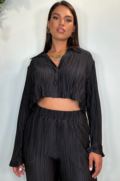 BLACKENDY SATIN SET