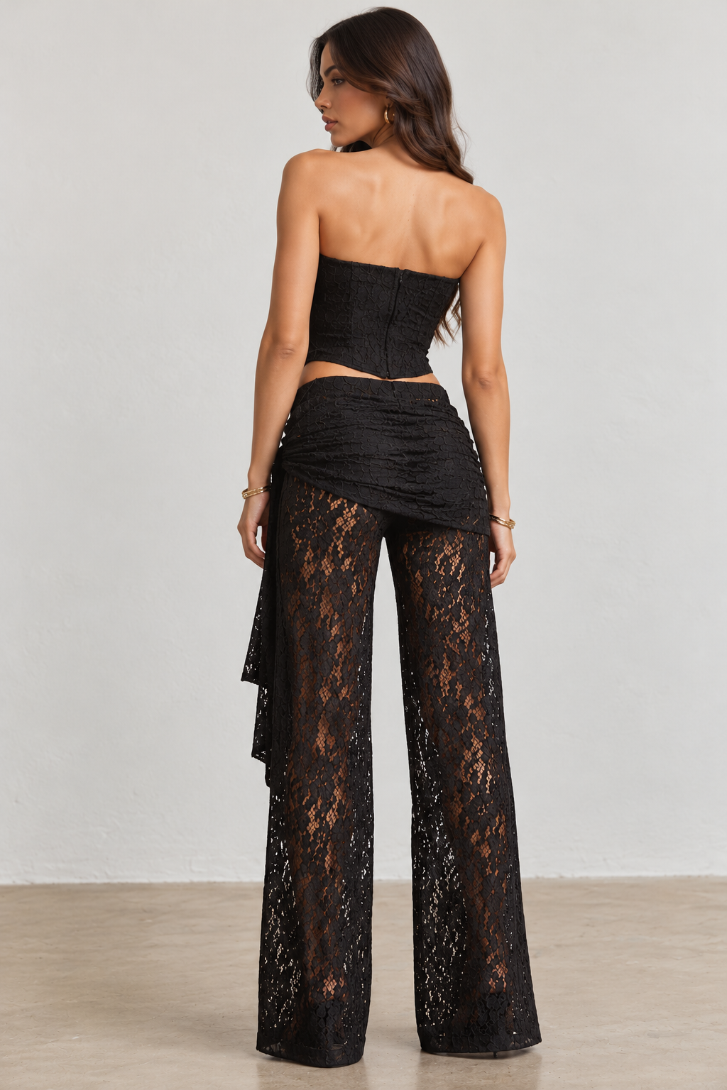 CARMELIA LACE PANT SET
