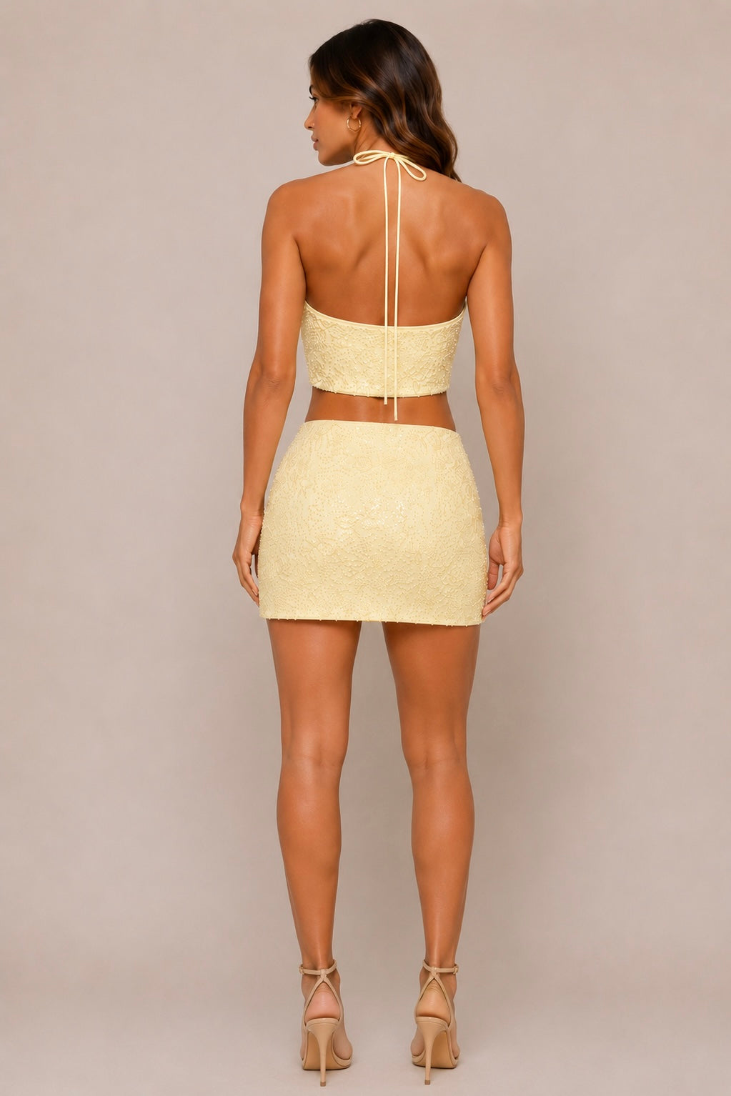 ELLERY LIGHT YELLOW SKIRT SET