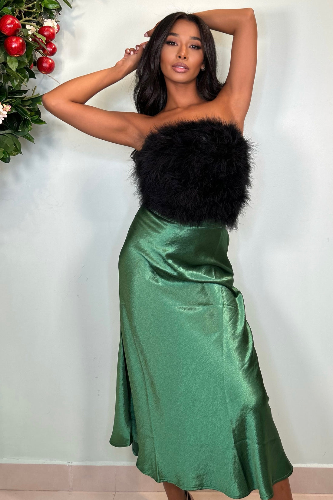REBECA SILK SKIRT