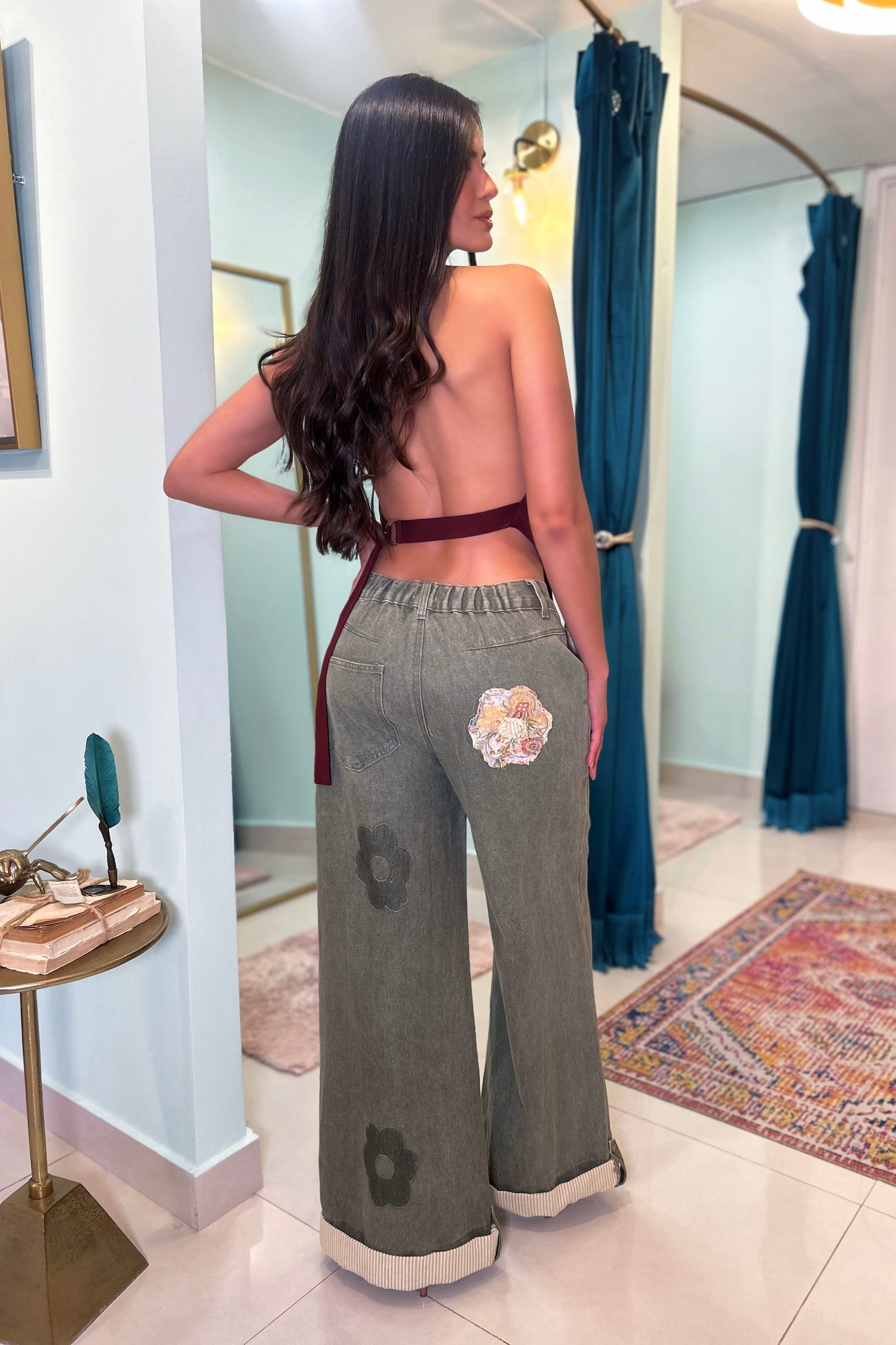 AZZIE PATCHWORK PANTS