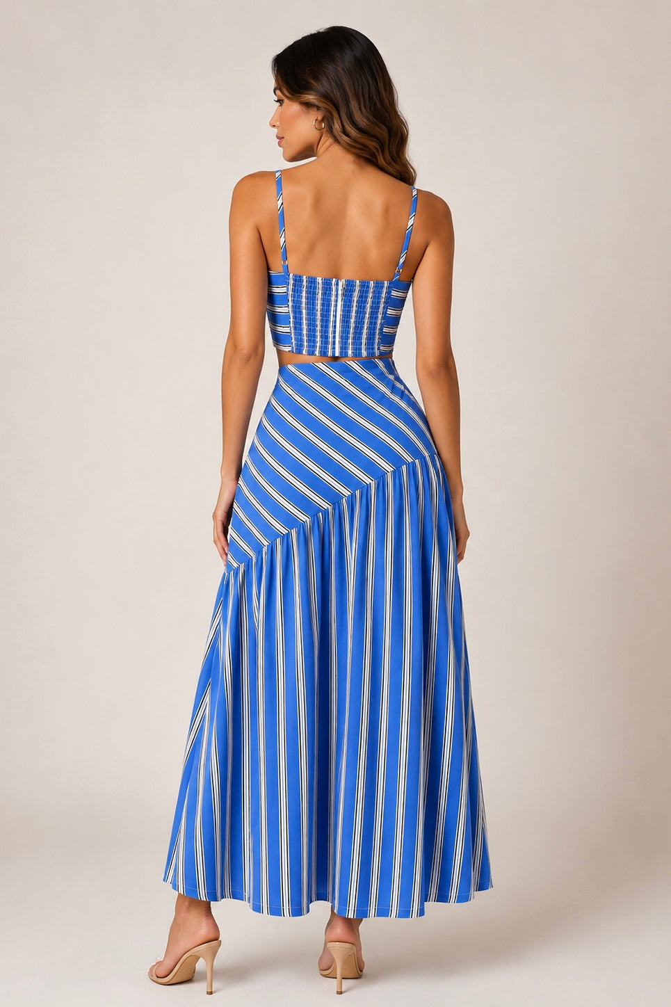 ELLISON STRIPE SKIRT SET