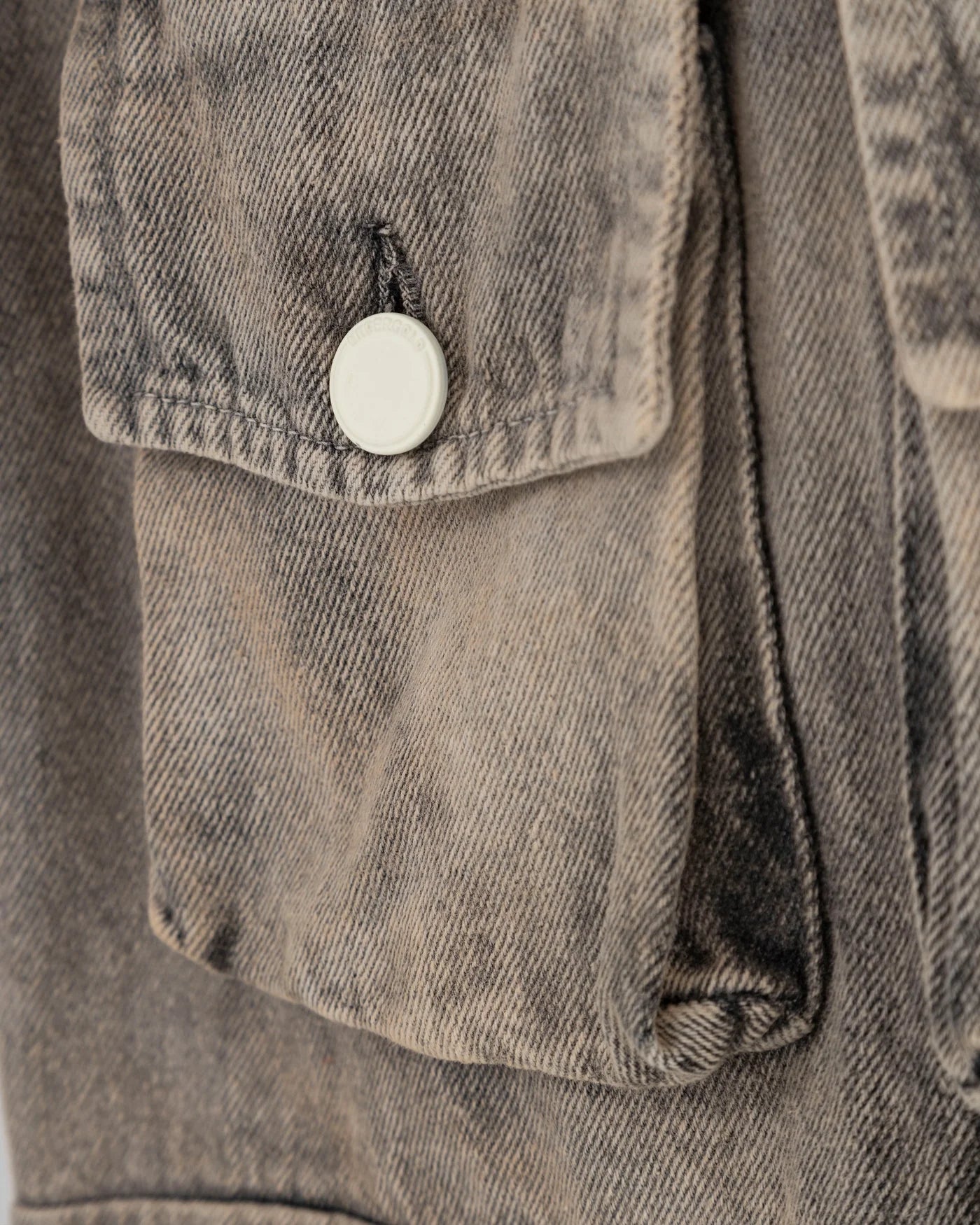 W BASIC MULTI-POCKET CARGO JEAN WASHED BROWN